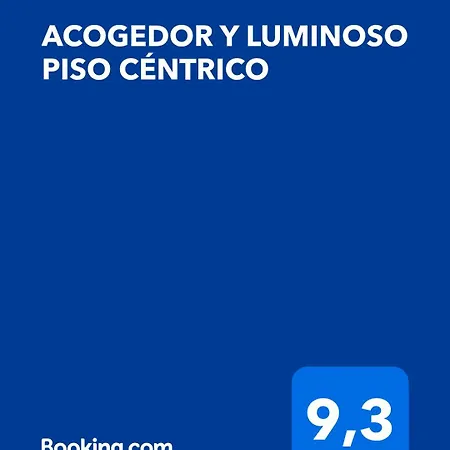 Acogedor Y Luminoso Piso Centrico דירה